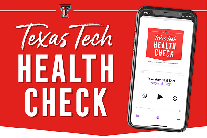 Texas Tech Health Check Podcast Logo