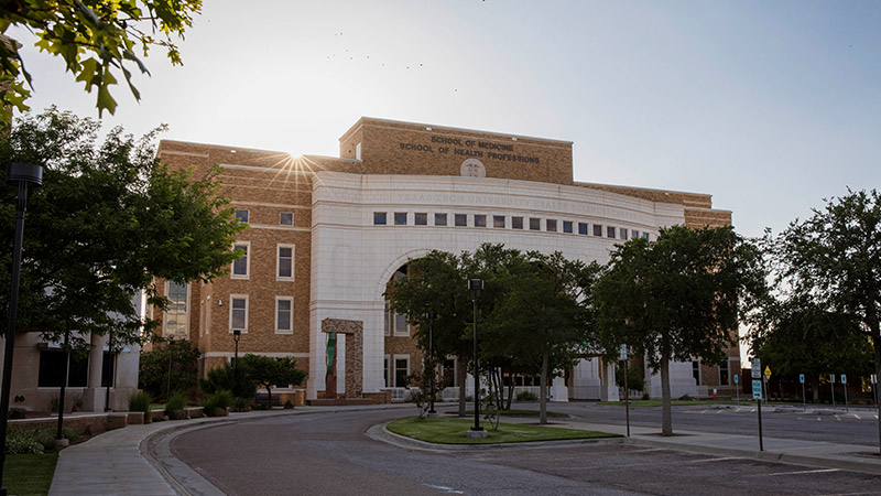 Front shot of the Amarillo Campus