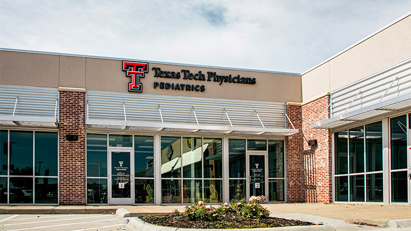 Front shot of Amarillo Hillside Pediatrics Clinic