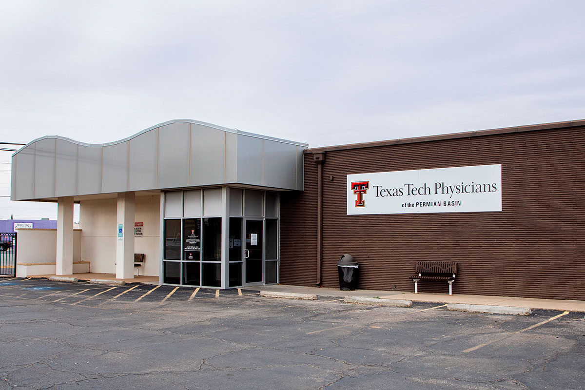 Front of psychiatry building on Secor Ave